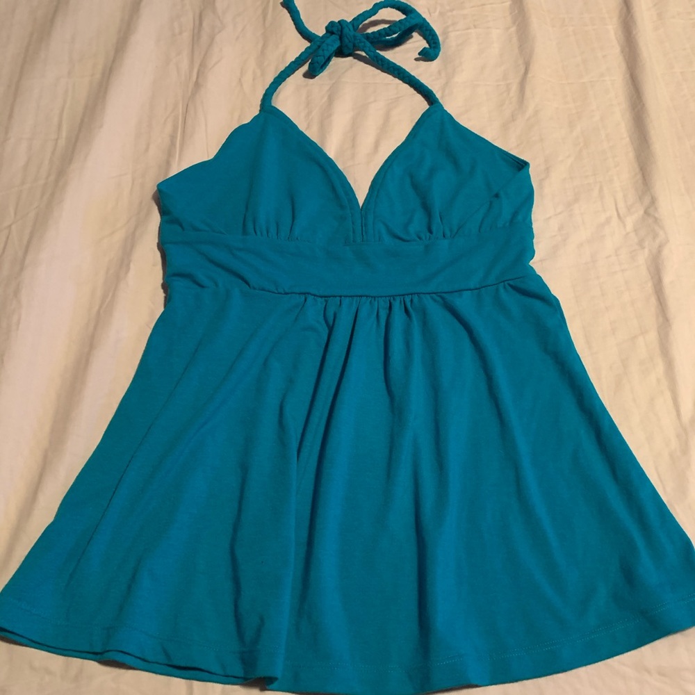 Turquoise Halter Top - Picture 5 of 8